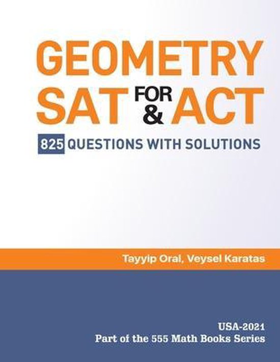 555 Math Books- GEOMETRY for SAT and ACT - cover