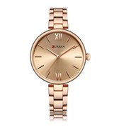 Dames horloge – Quartz - Ø30mm - Rosé - Curren ® giftbox – 1 jaar garantie