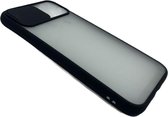 Apple iPhone 12 Mini Zwart achterkant 3D Matte TPU hoesje