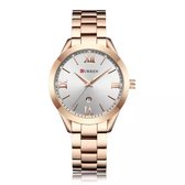 Curren ® - Quartz Dames Horloge - Ø30mm - Rosé/Wit – horloge geschenkset – 1 jaar garantie