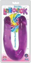 Sweet Slim Double Dipper Dildo - Purple - Realistic Dildos