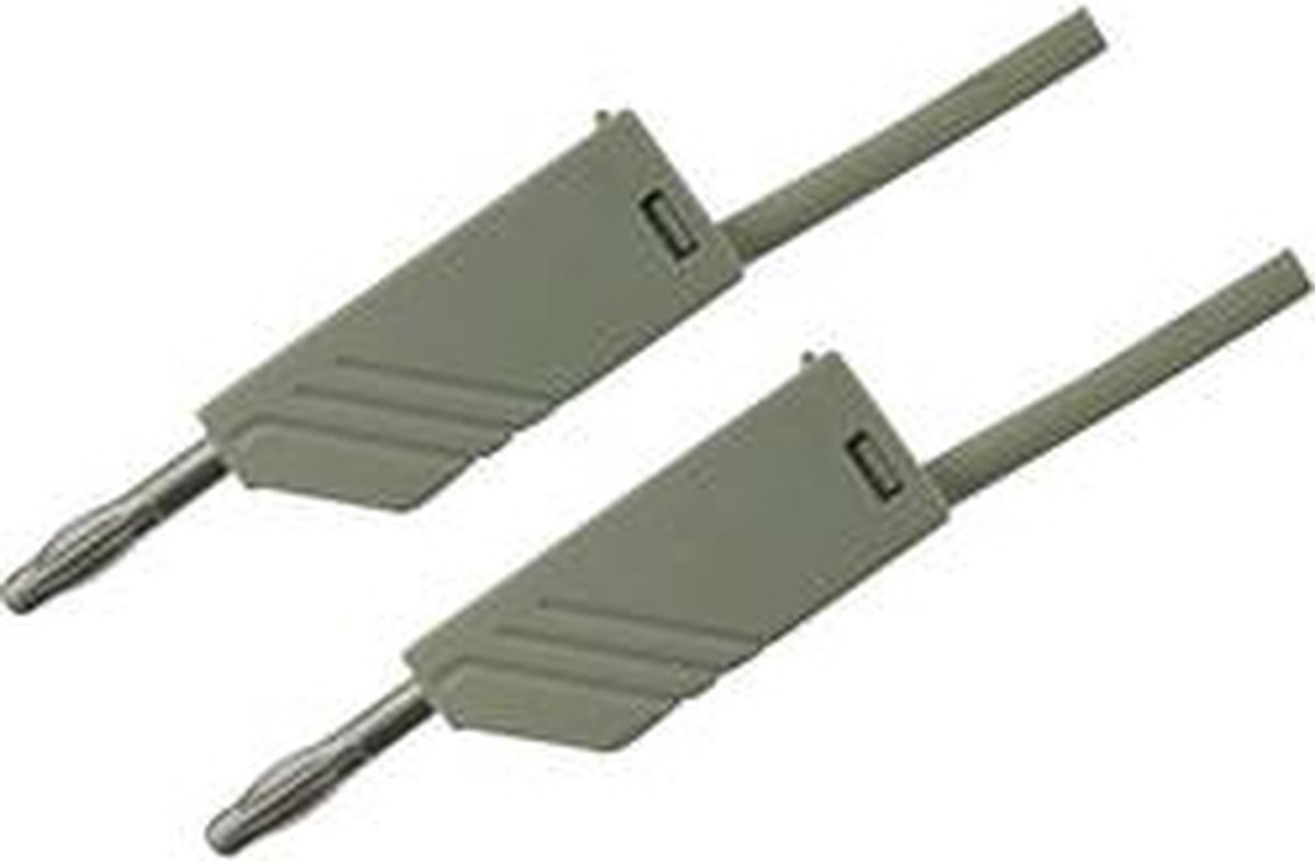 Hirschmann Test & Measurement MLN 50/2,5 GR Meetsnoer Banaanstekker 4 mm Banaanstekker 4 mm 0.50 m Grijs 1 stuk(s)