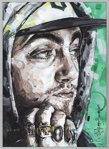 Mac Miller painting (reproduction) 51x71cm