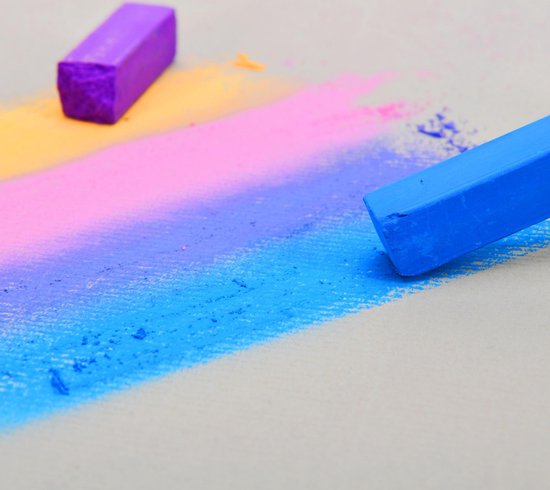 Mungyo Niet giftig vierkant krijt, zachte pastel, 64 stuks, diverse kleuren (B441R078-7003A
