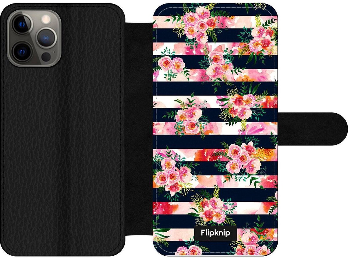 Wallet case - geschikt voor iPhone 12 Pro Max - Floral N°8