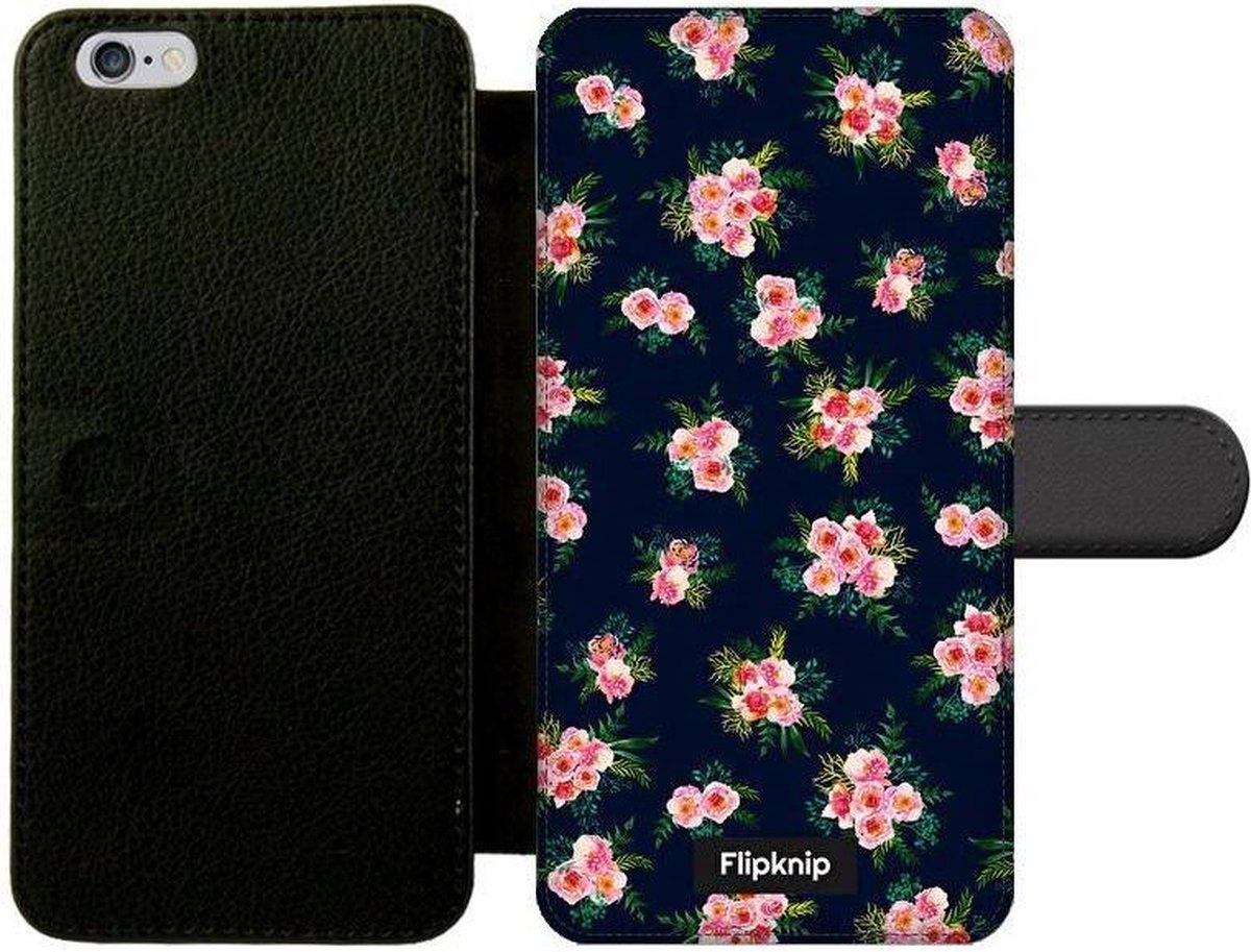 Wallet case - geschikt voor iPhone 6s Plus - Floral N°1
