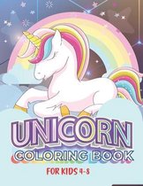 Unicorn Coloring Book For Kids 4-8
