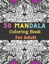 50 Mandala Coloring Book For Adult