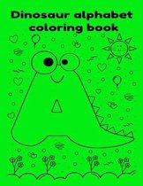 Dinosaur alphabet coloring book