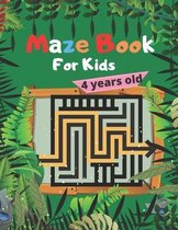Maze Book For Kids 4 years old