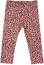 R Rebels | Katoenen baby legging | Roze Panterprint | Maat 80