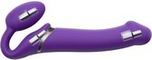 Strap On Me - Strapless Vibrerende Voorbind Dildo - Maat L - Paars - Paars - Sextoys - Dildo's  - Toys voor dames - Strap on