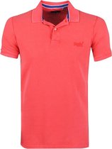 Superdry - Heren Polo - Destroyed - Rood