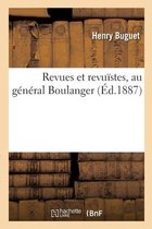 Revues Et Revu�stes, Au G�n�ral Boulanger
