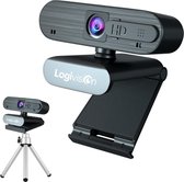 Bol.com Logivision H703 4K Webcam voor PC met Microfoon - Webcam voor Laptop - Webcam Logitech - Autofocus - Voor Werk/School/St... aanbieding