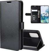 Samsung Galaxy S20 FE hoesje - MobyDefend Wallet Book Case (Sluiting Achterkant) - Zwart - GSM Hoesje - Telefoonhoesje Geschikt Voor Samsung Galaxy S20 FE