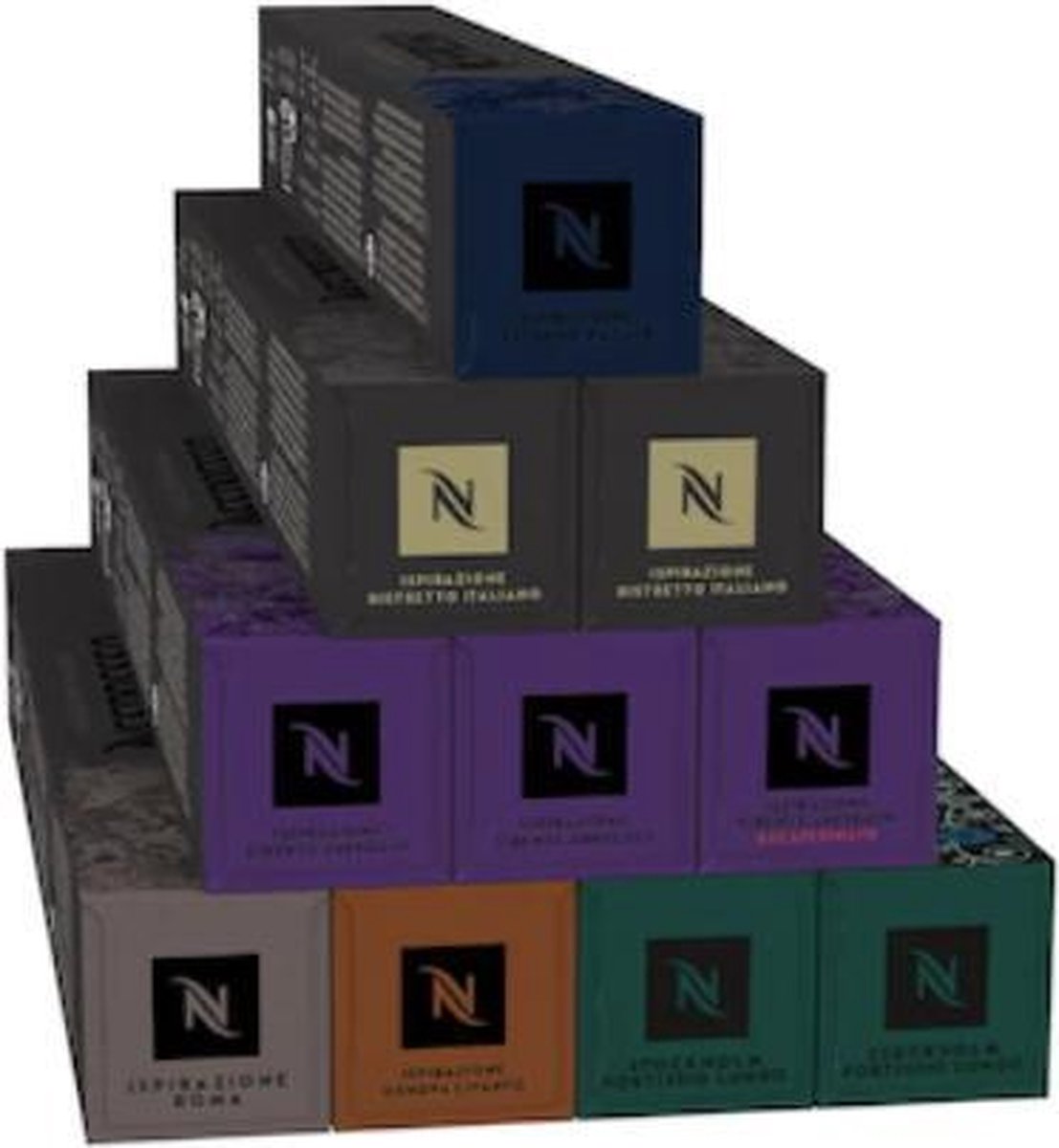 Nespresso Intens pakket - Koffie cups 100 capsules | bol.com