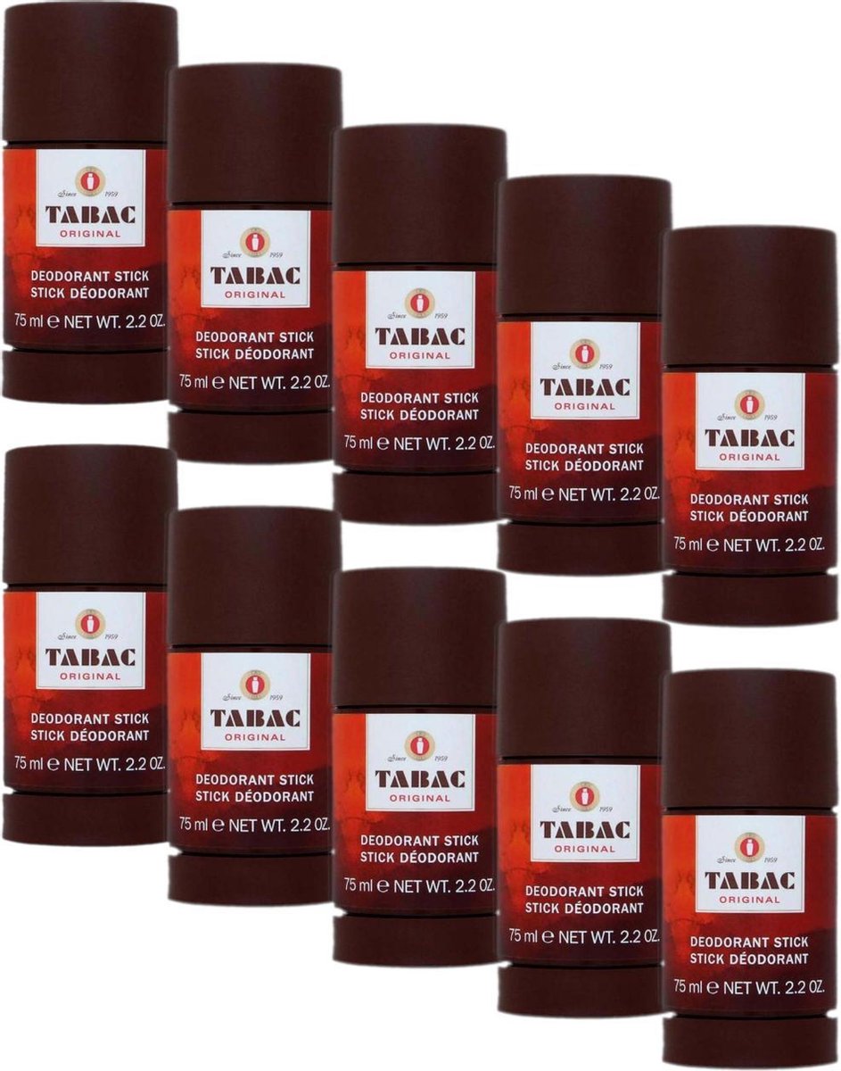 TABAC Deo Stick Original - Voordeelverpakking 10 x 75 ml