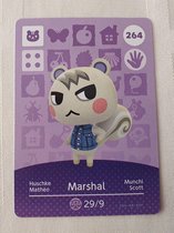 Amiibo animal crossing new horizons origineel Eu Marshal 264 kaart