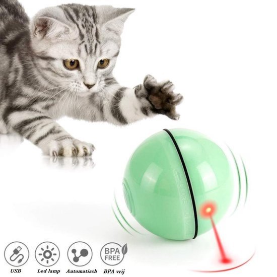Automatische rollende bal elektrisch speelgoed bal voor hond, mini
