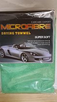 Serviette de séchage en microfibre pour voiture - Super douce - Vert