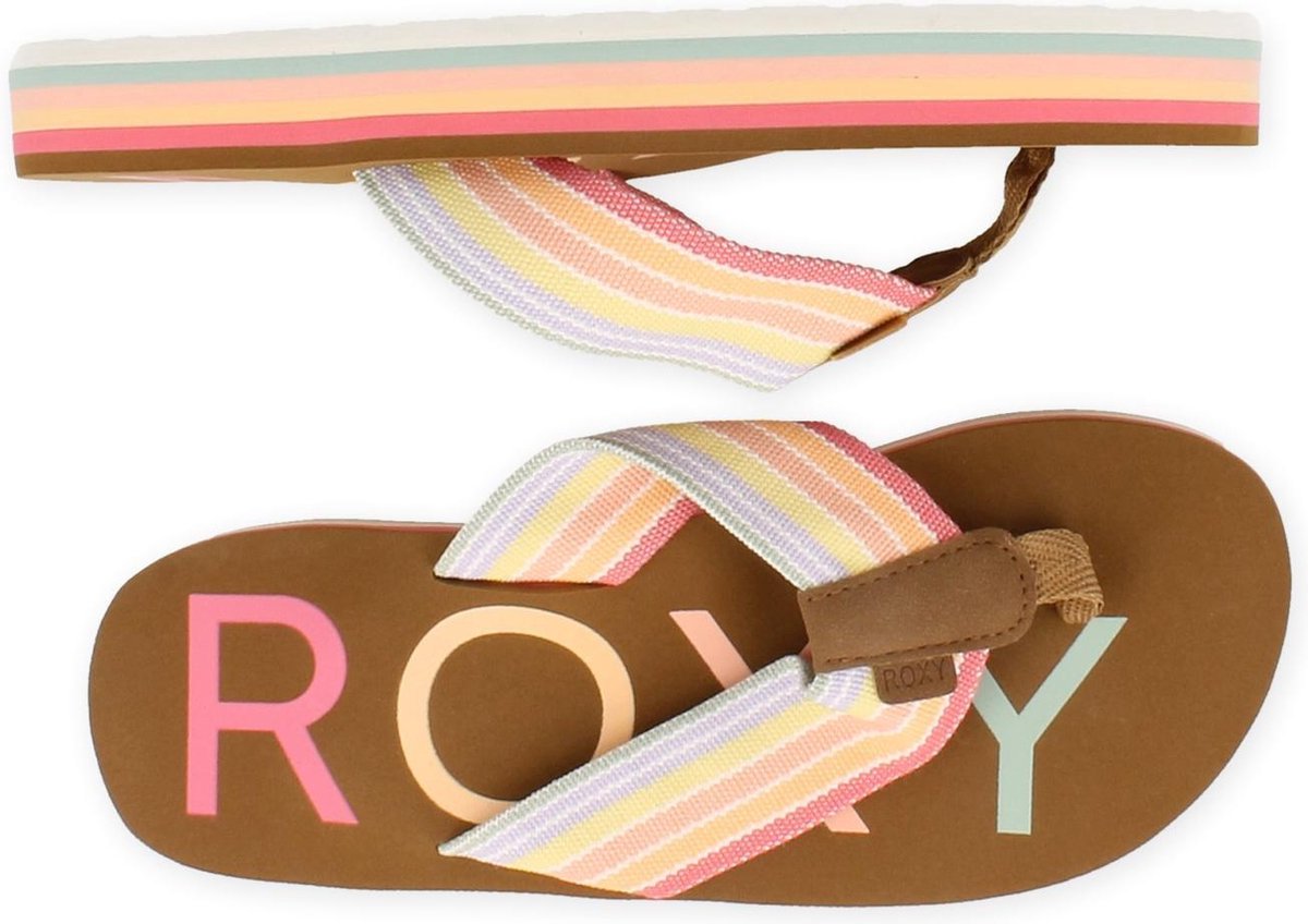 Roxy Slipper Meisjes Slippy Sandal Multicolor