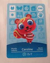 Amiibo animal crossing new horizons origineel Eu Caroline 290 kaart