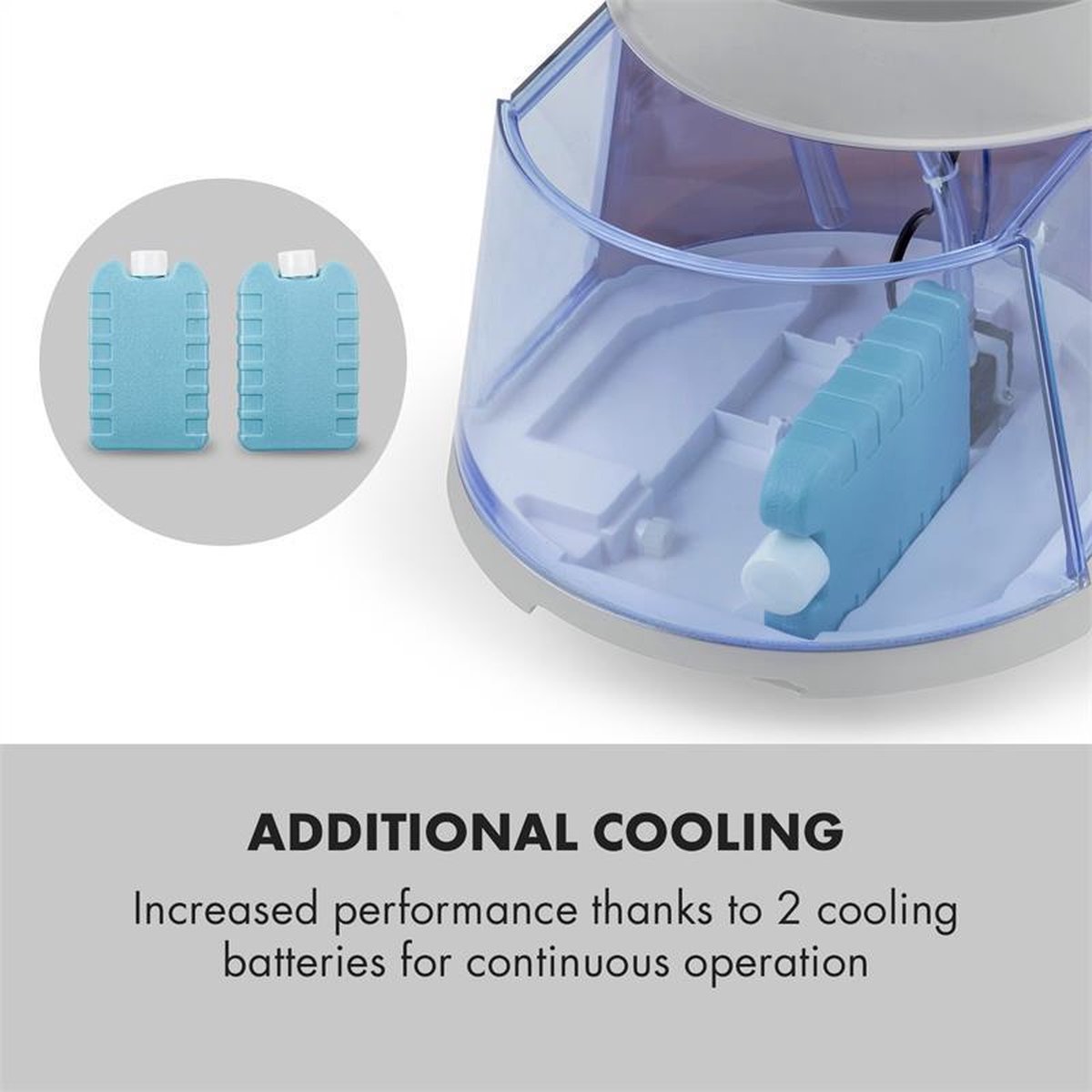 Klarstein Skyscraper Ice air cooler met water 6l 210 m³/h