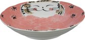 Tokyo Design Studio - Kawaii Ramen Bowl - Fuku Cat - Red - 21x5cmh - 600ml - Noodle Kom - Pasta Kom - Diep Bord