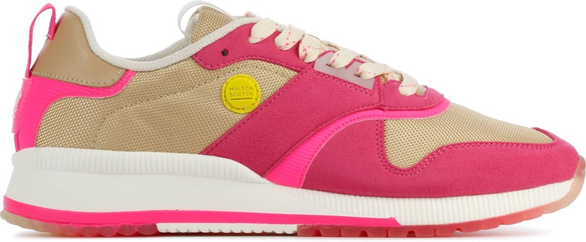 Scotch \u0026 Soda Vrouwen Canvas Lage sneakers / Damesschoenen Vivi - Roze -  Maat 38 | bol.com