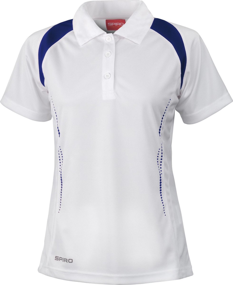 Spiro Dames/dames Sport Team Spirit Performance Polo Shirt (Wit/Zwaar)