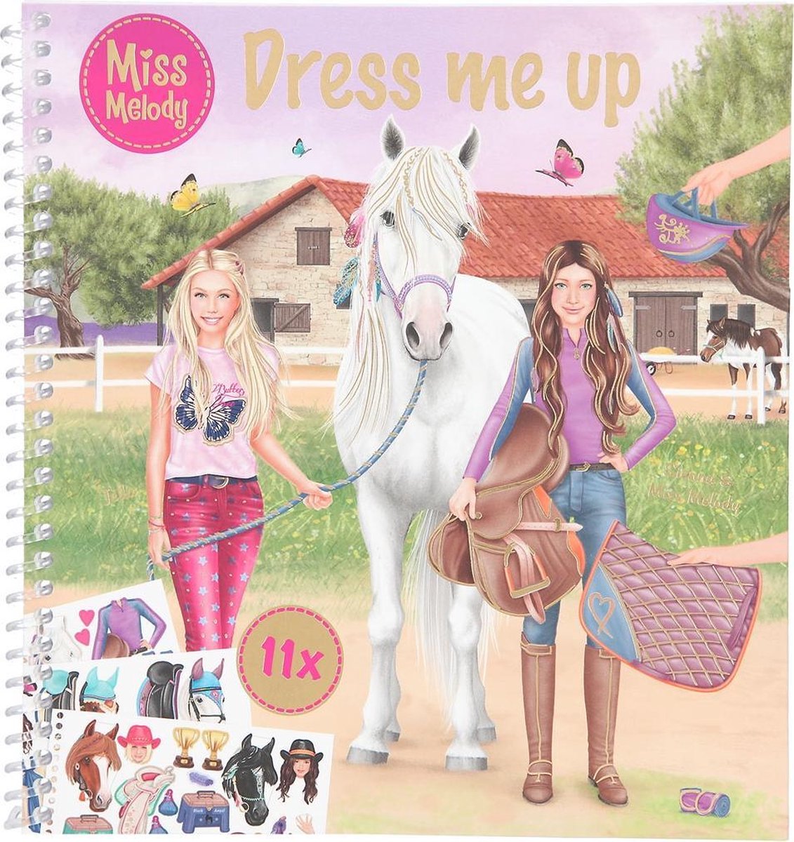 Miss Melody Dress me up stickerboek - Depesche