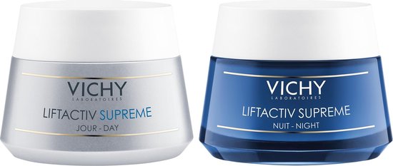 Vichy Liftactiv Supreme Dagcrème 50ml + Nachtcrème 50ml - Huidverzorging -  voor... | bol