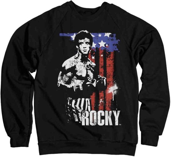 Rocky Sweater/trui -L- American Flag Zwart