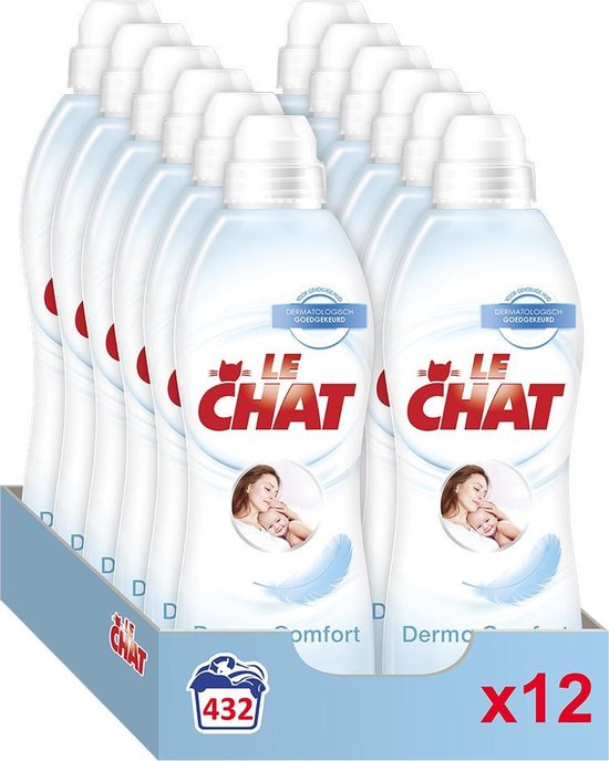 Le Chat Dermo Comfort Baby - Wasverzachter - Voordeelverpakking - 432 wasbeurten