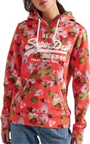Superdry Vintage Logo AOP Dames Hoodie - Maat XS