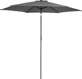 Kingsleeve parasol Ø300cm met slinger – kantelbaar - waterafstotend – antraciet