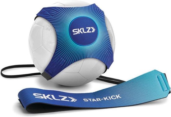 SKLZ Star Kick Solo Verstelbare Voetbal Trainer - Trainen - Traintool - Voetbaltraining - Blauw