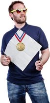 Grappige servet - Servet met Medaille - Medaille Servet - 20 stuks