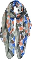 Juleeze Sjaal Dames Print 90*180 cm Groen Synthetisch Shawl Dames Sjaal