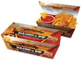 Nachos-Snackdoosjes-Snakdoosjes kinderen-12STUKS-Snacks-snackbox kinderen-(Chili Nacho Chips+Salsa Sauce Licht Spicy)