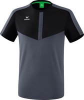 Erima Sportshirt - Maat XL  - Mannen - zwart/grijs