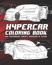 Hypercar Coloring Book