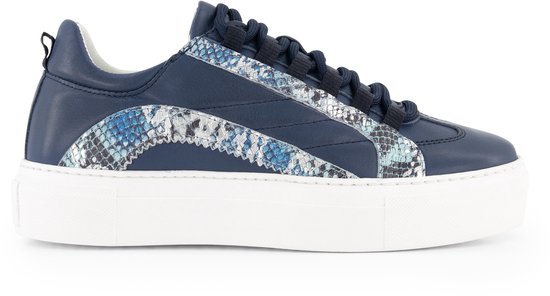 NoGRZ Leren Dames sneakers Veterschoenen met Snake