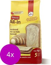 Soezie All-In Maïsbrood - Bakproducten - 4 x 2.5 kg