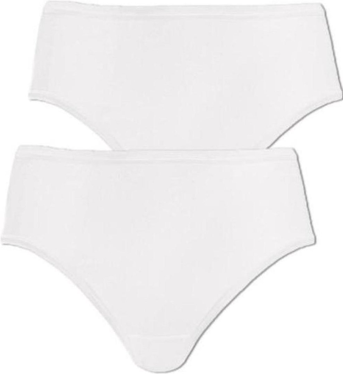 Cybèle 2 pack dames slips bio katoen maat 50 wit