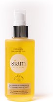 Siam premium massage olie met aloë vera - voor gezicht, lichaam en haar - 125ml - glazen flacon met handige spraykop - verzorgend en hydraterend