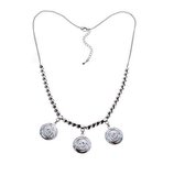 Coins Bedelketting - Zilver / 47+5cm