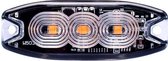 LED flitser - R65 - 19 flits patronen - 3-LED - Oranje - 12-24 Volt - IP67