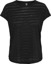 Only Play Anur Sportshirt - Maat M  - Vrouwen - zwart